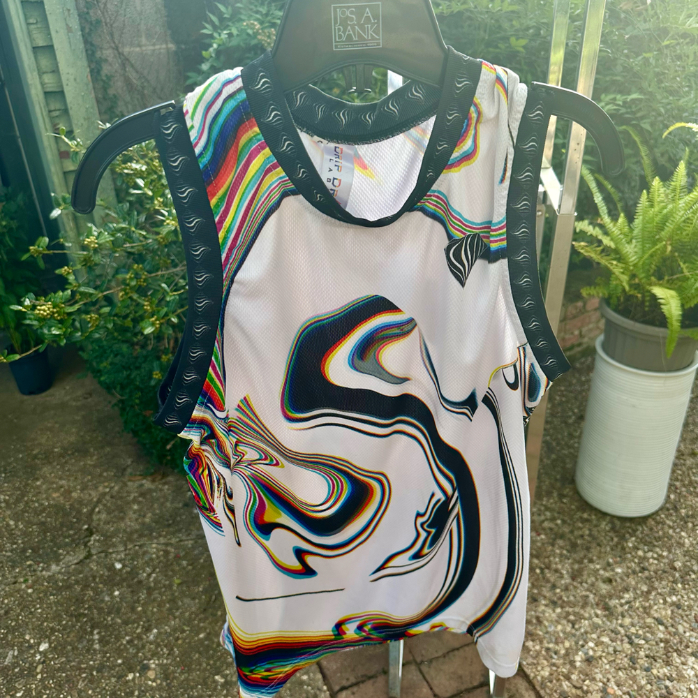 SMALL Super Future Free Form Experimental Bass Festival Basketball Jersey